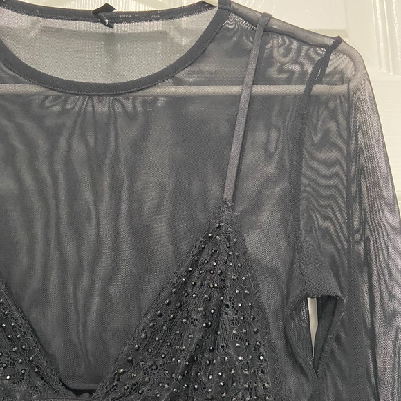 Urban Outfitters // Out From Under Mesh Bra Top // Size S - Picture 7 of 13